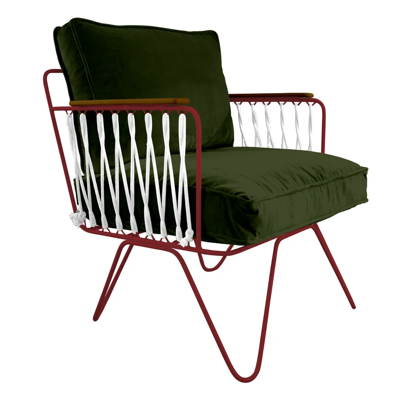 Fauteuil Croisette Velours