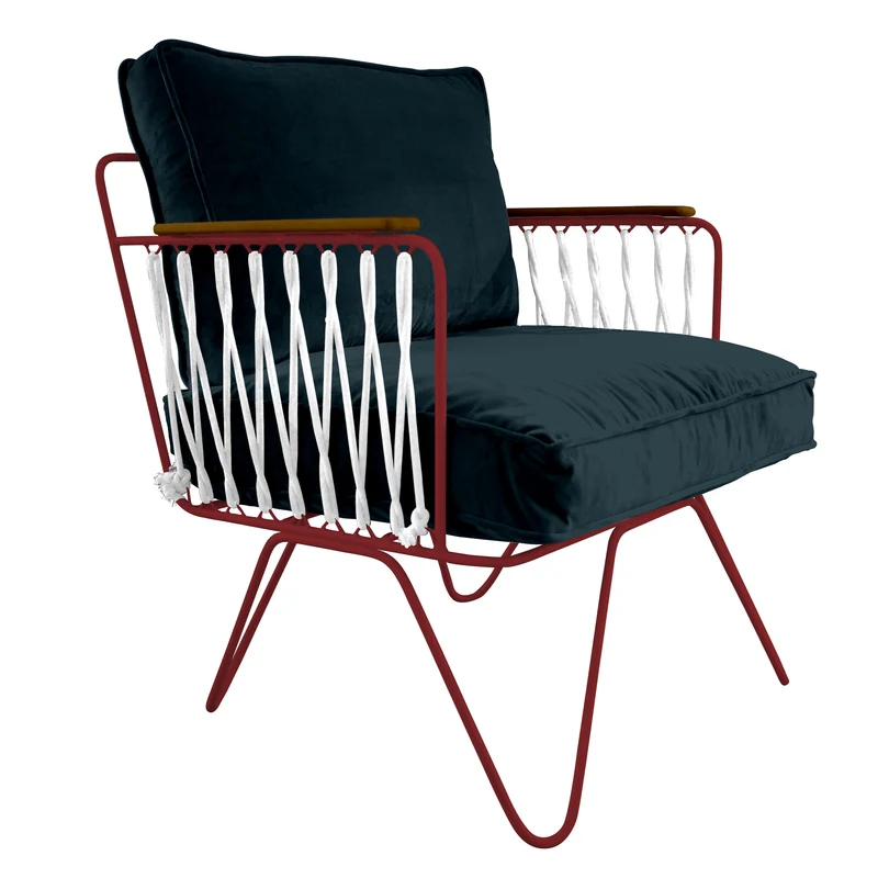 Fauteuil Croisette Velours
