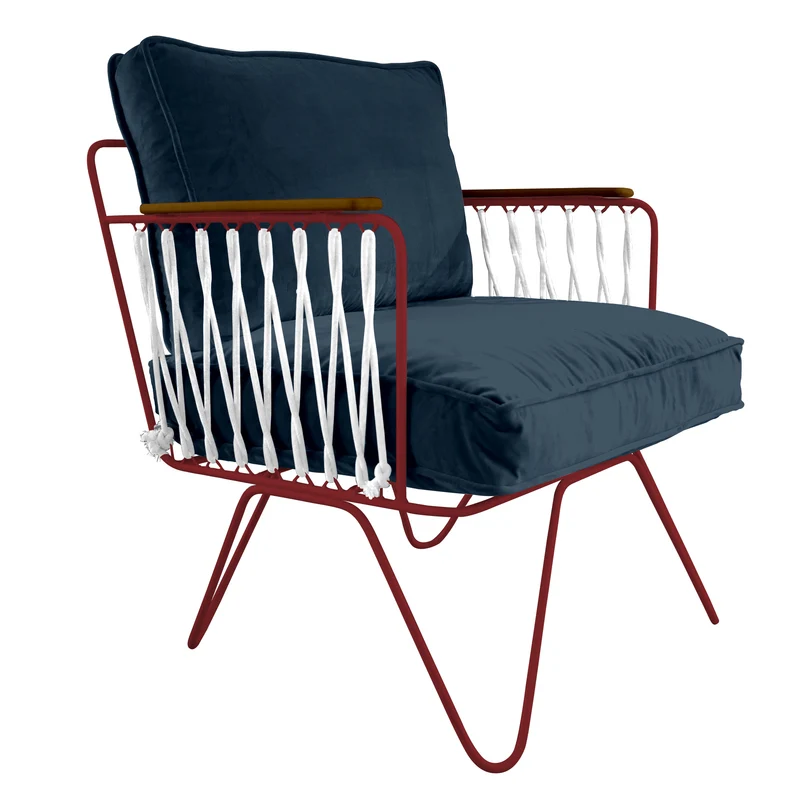 Fauteuil Croisette Velours