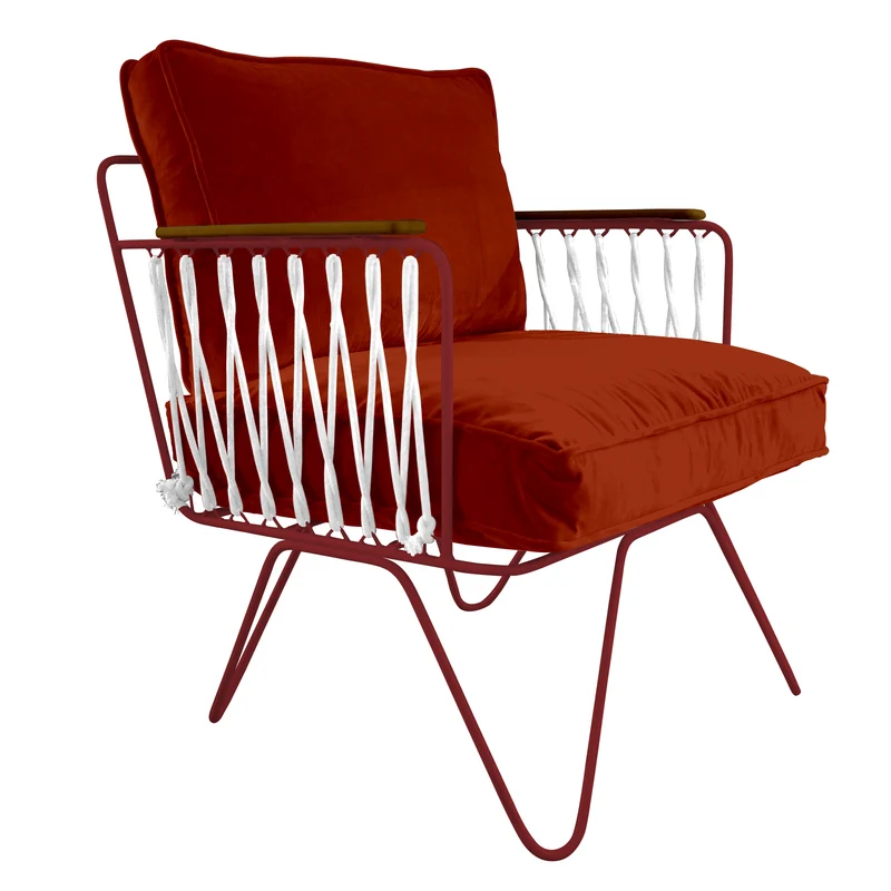 Fauteuil Croisette Velours