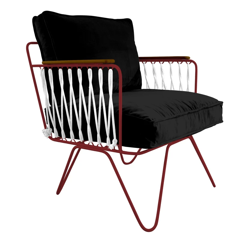 Fauteuil Croisette Velours