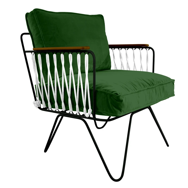 Fauteuil Croisette Velours