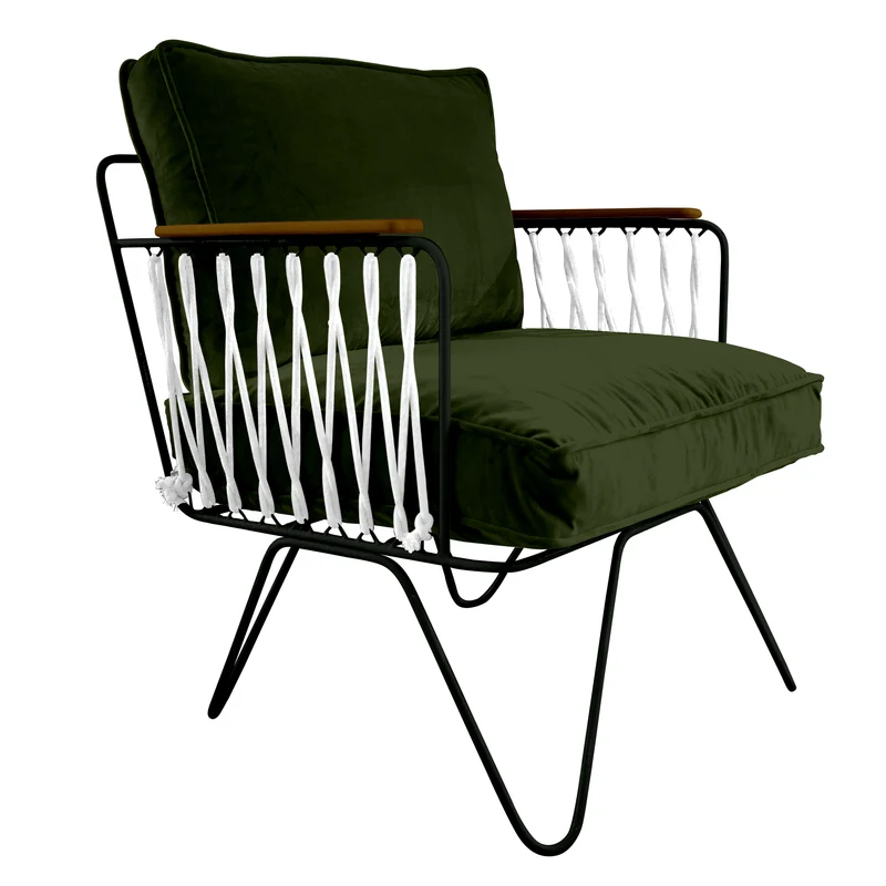 Fauteuil Croisette Velours