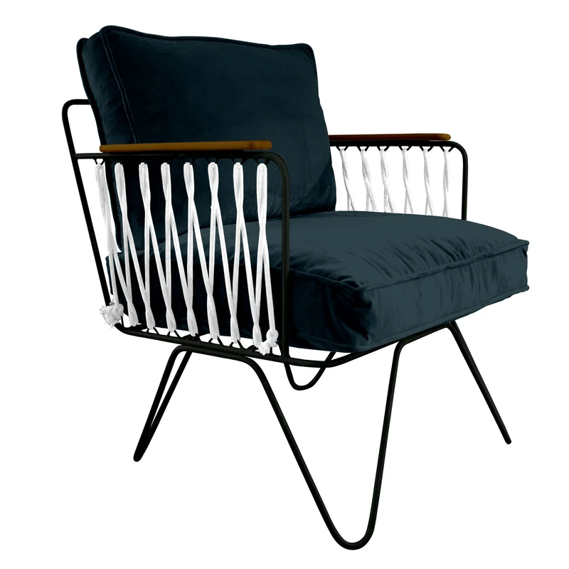 Fauteuil Croisette Velours
