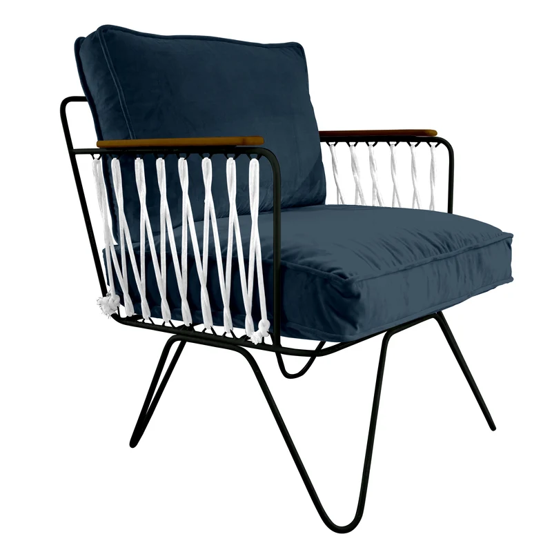 Fauteuil Croisette Velours