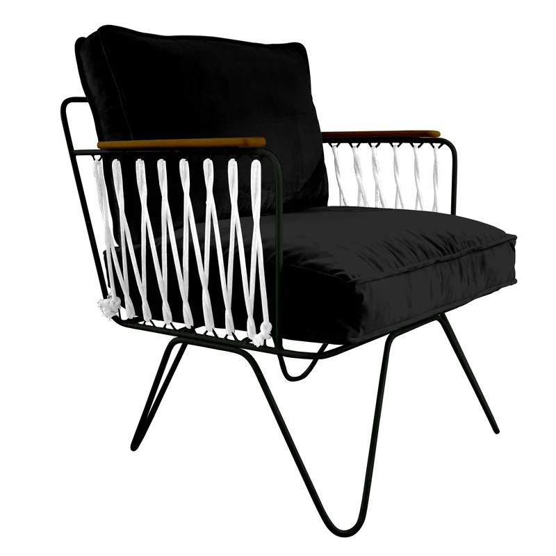 Fauteuil Croisette Velours
