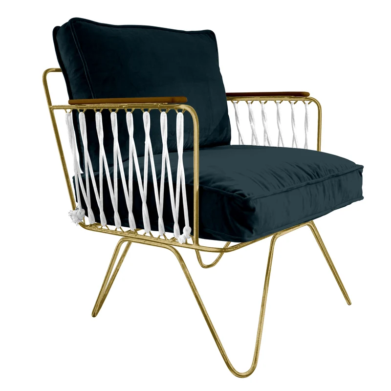 Fauteuil Croisette Velours