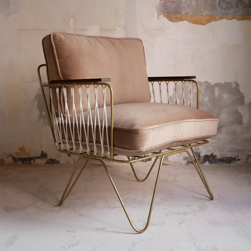 Fauteuil Croisette Velours