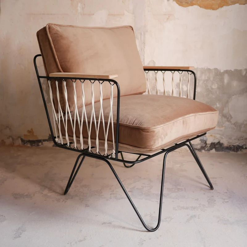 Fauteuil Croisette Velours