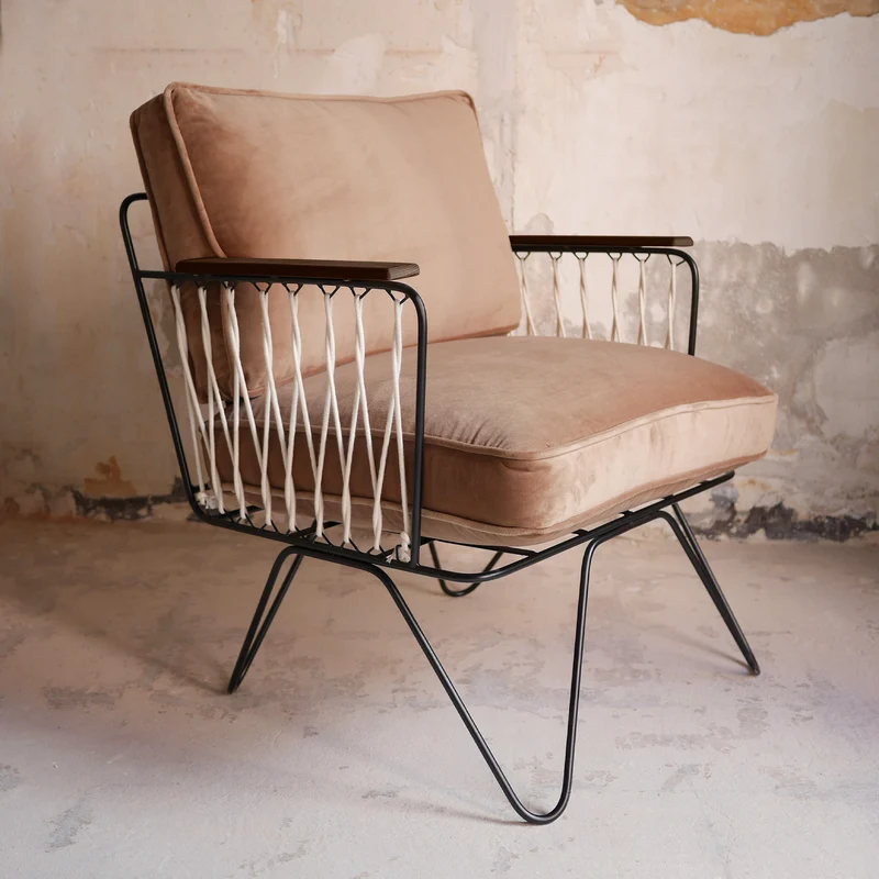 Fauteuil Croisette Velours