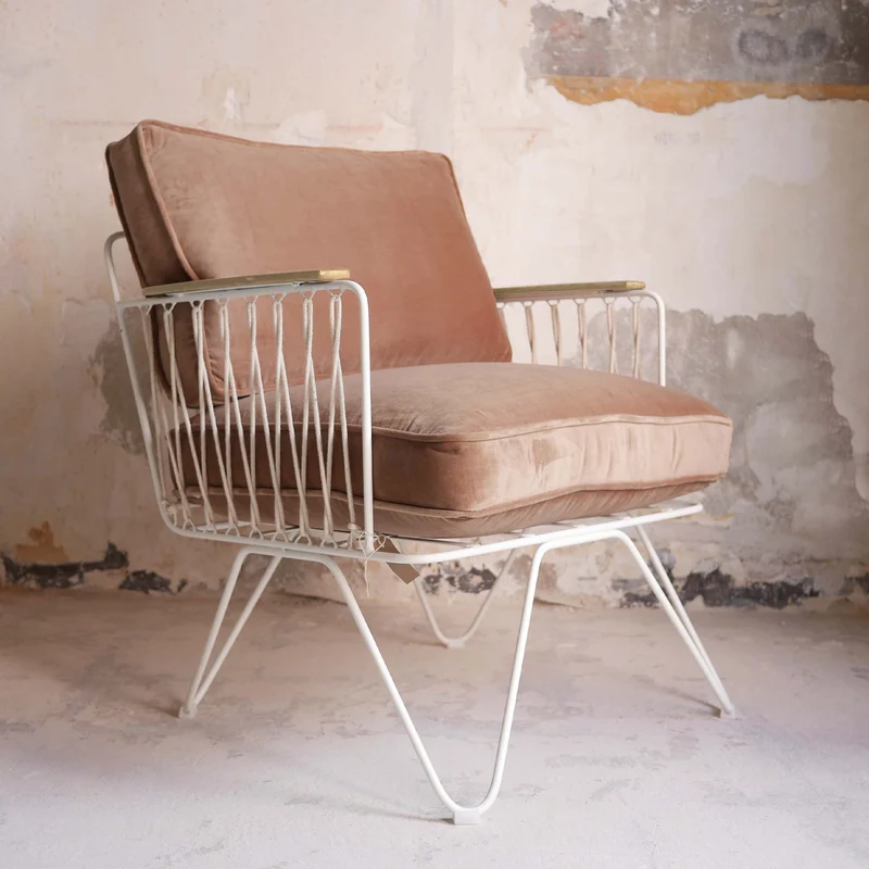 Fauteuil Croisette Velours