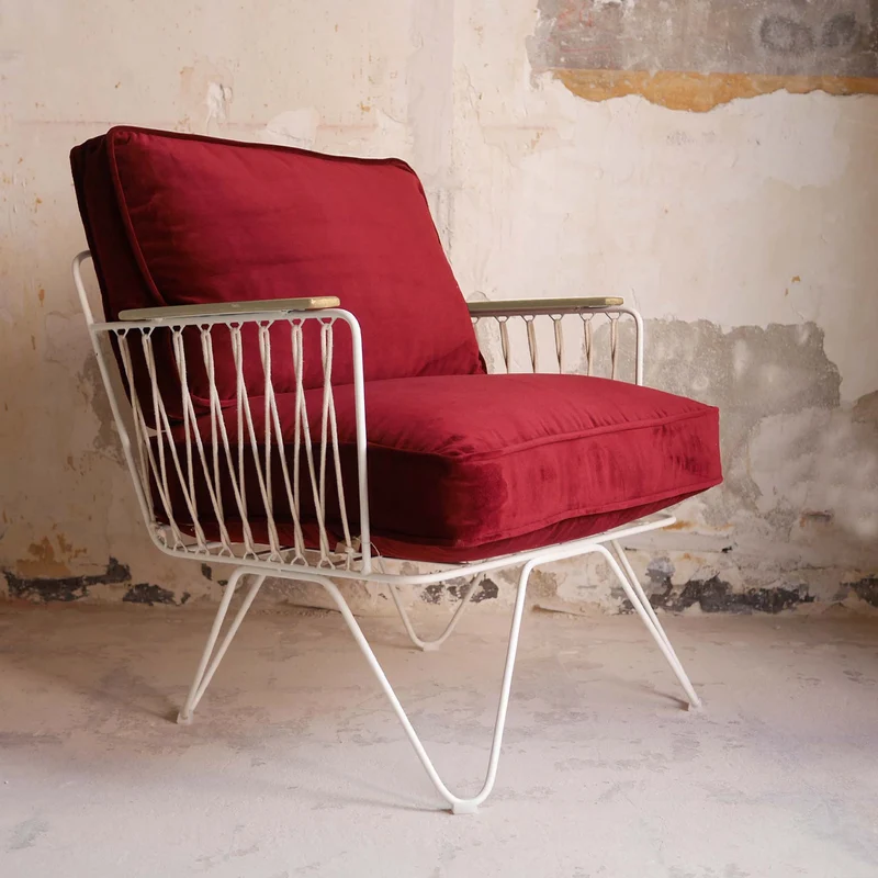 Fauteuil Croisette Velours