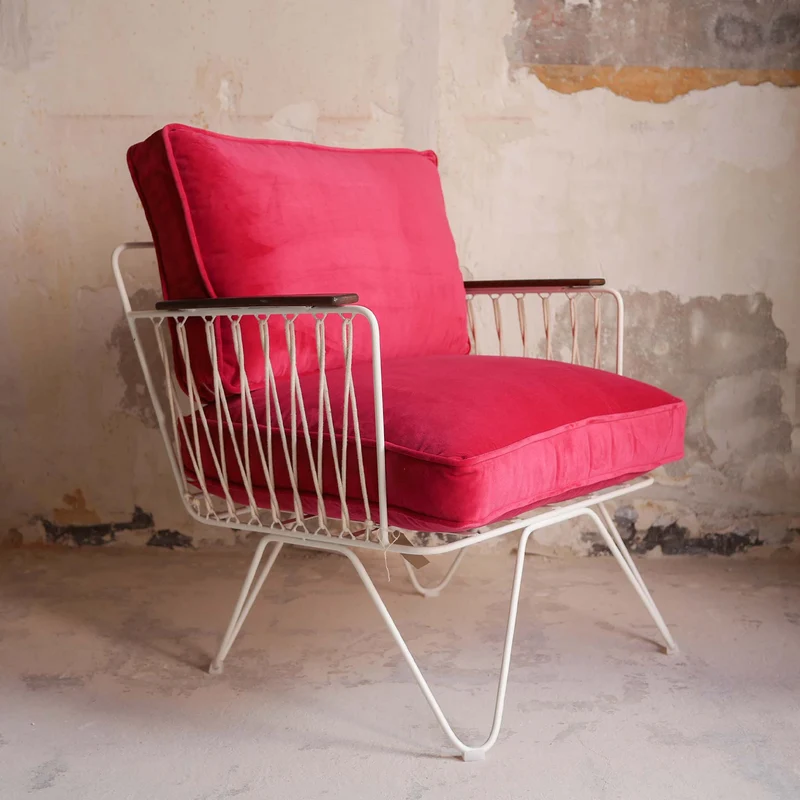 Fauteuil Croisette Velours