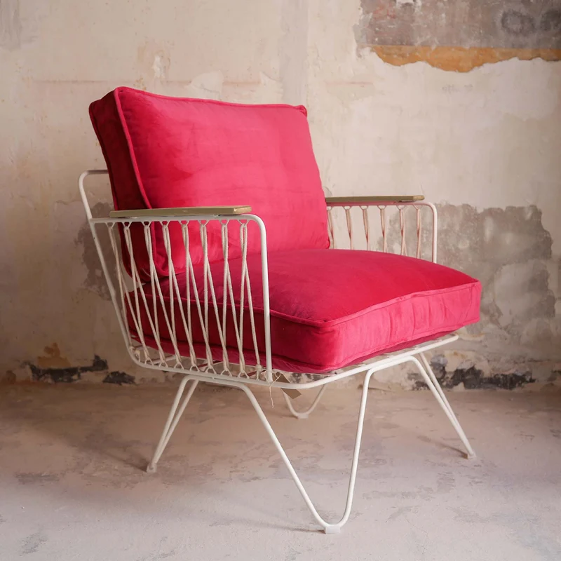 Fauteuil Croisette Velours