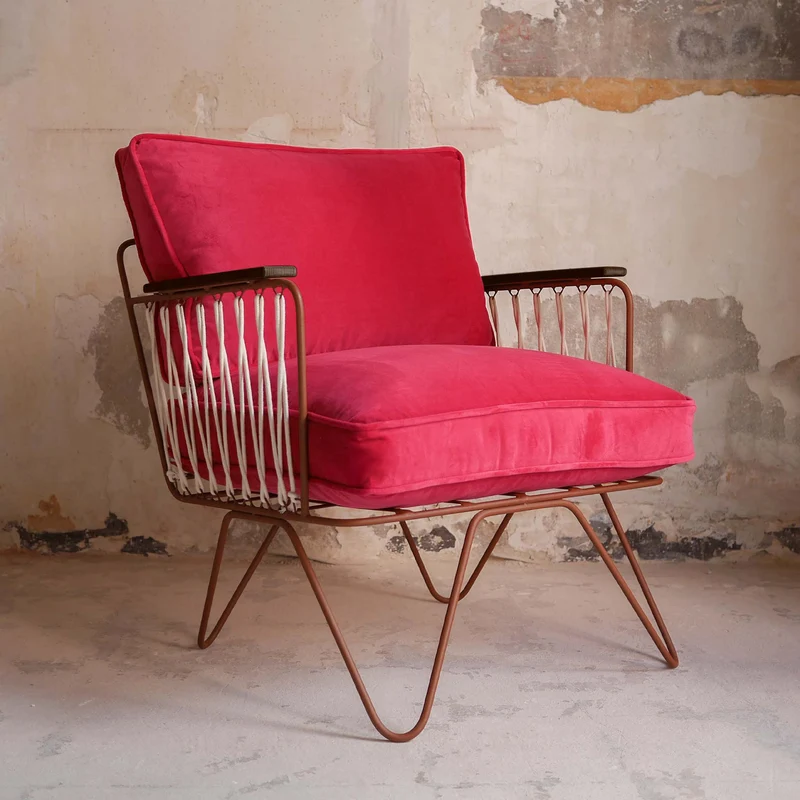 Fauteuil Croisette Velours