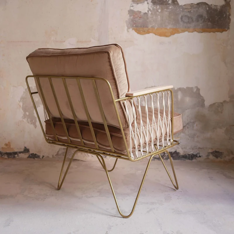 Fauteuil Croisette Velours