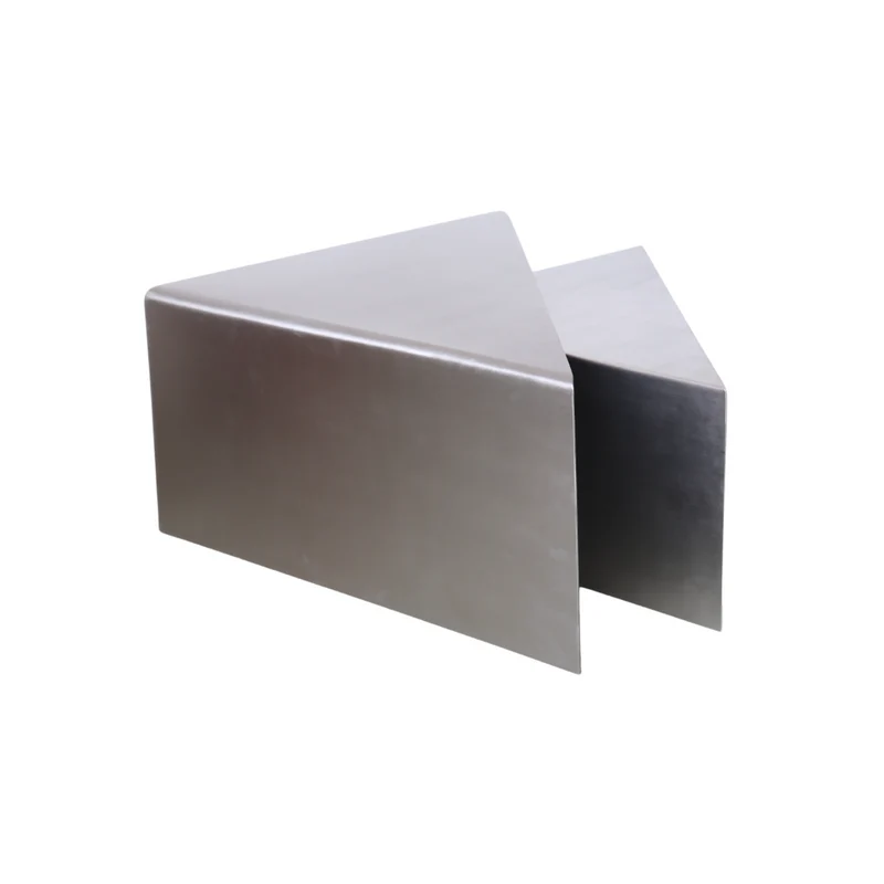 Table basse chrome Erbray - Acier inoxydable - Klein