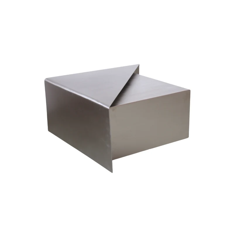 Table basse chrome Erbray - Acier inoxydable - Klein