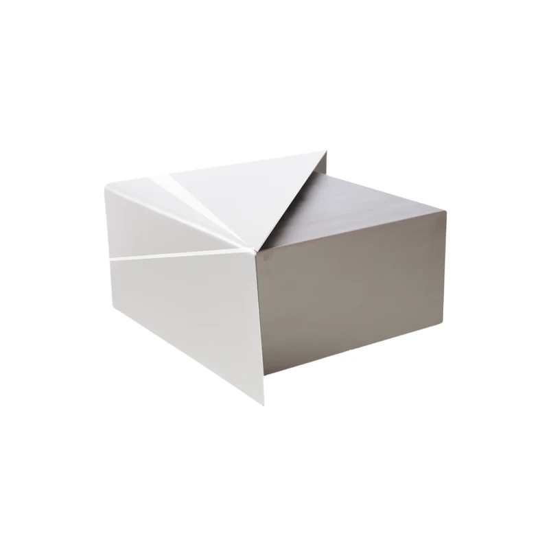 Table basse chrome Erbray - Acier inoxydable - Klein