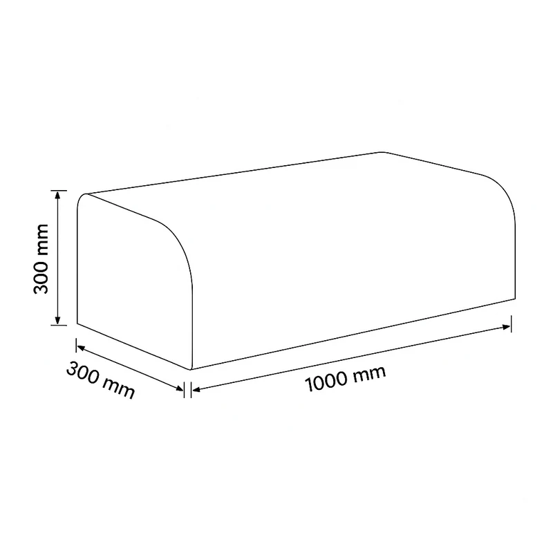 Table basse Chrome Moron version 2 - L100 P30 H30 - Acier brossé