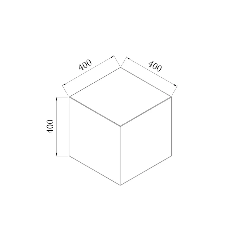 Table d'appoint en métal Carentan – Design intemporel en acier inoxydable