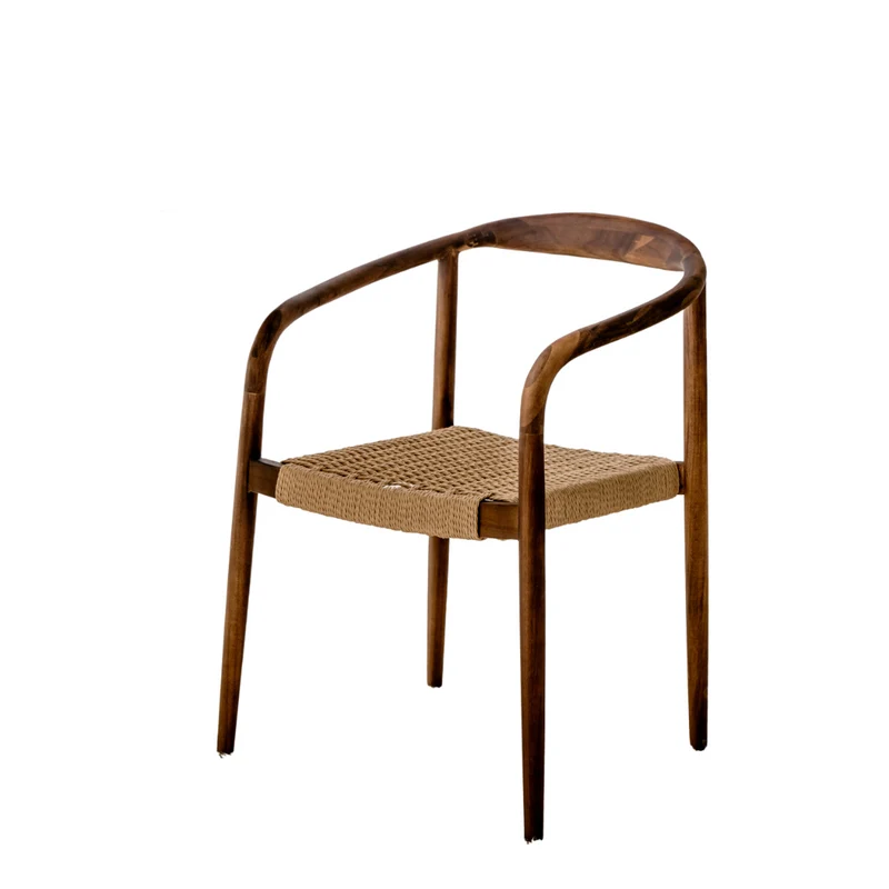 Classe intemporelle : Chaise de salle à manger Burnie en acacia noyer