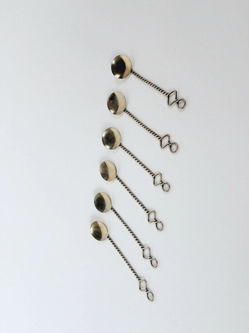 70's Handmade Spoons Set