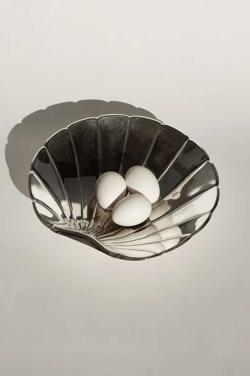 Large Silverplated Shell Dish