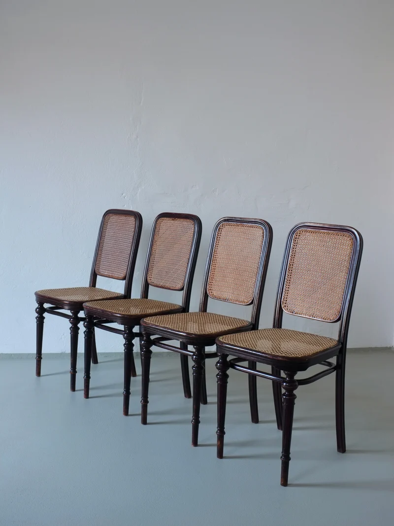 4 Thonet Bentwood Cane Chair mod.437, Austria, 1906