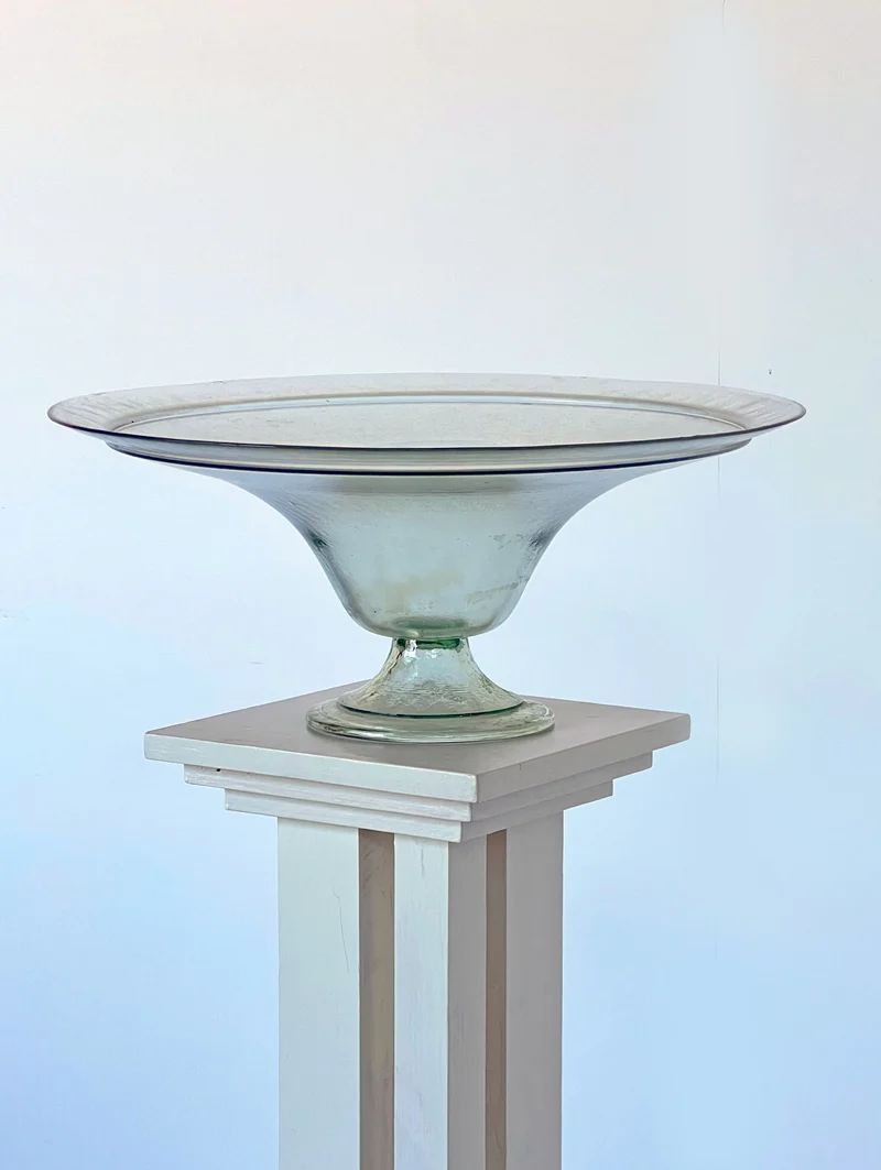 Glass Dish on Pedestal