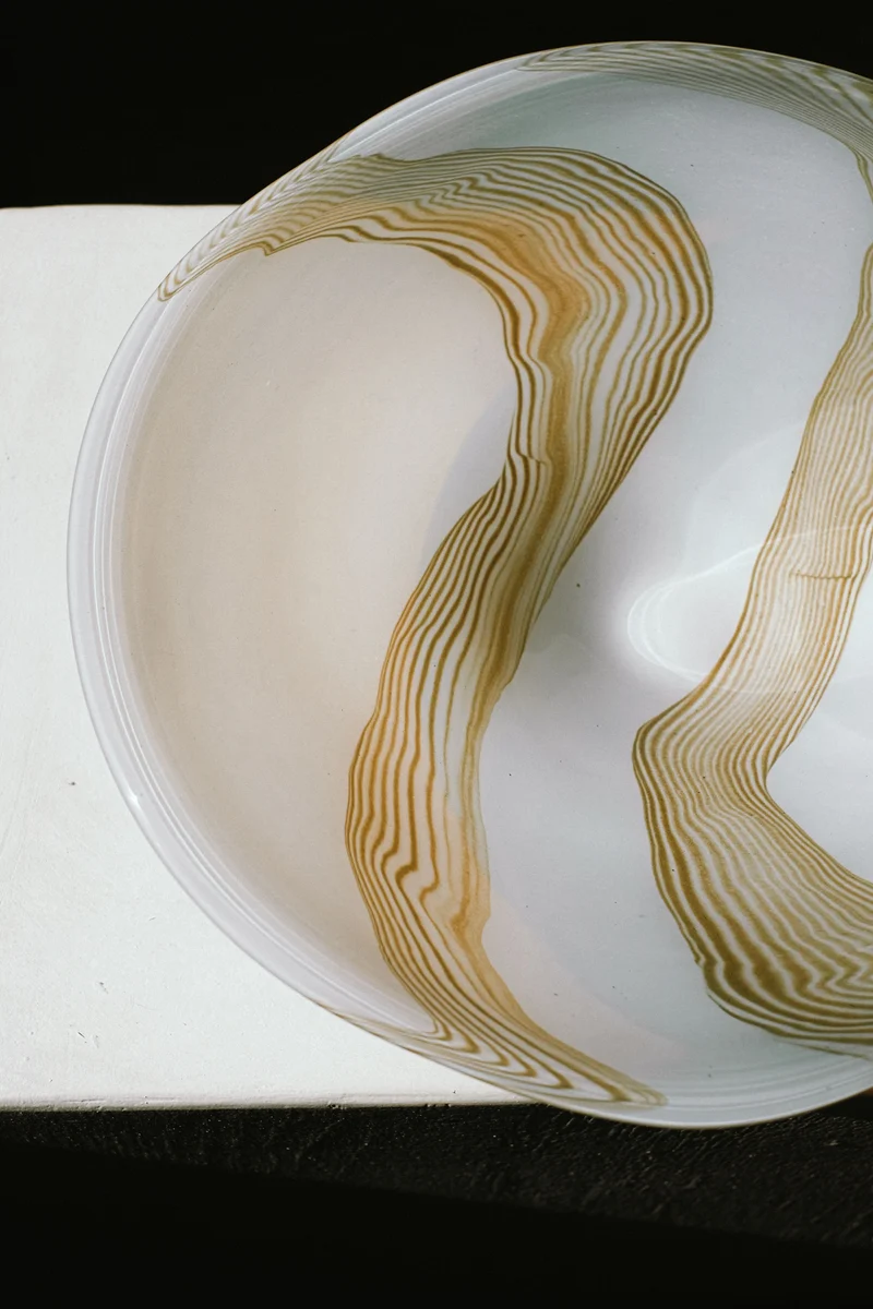 Large Blown Glass Bowl