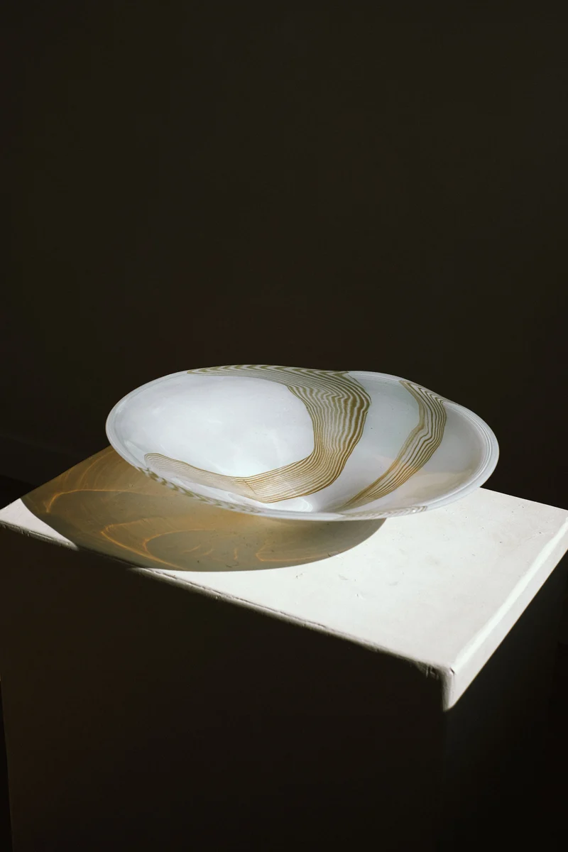 Large Blown Glass Bowl