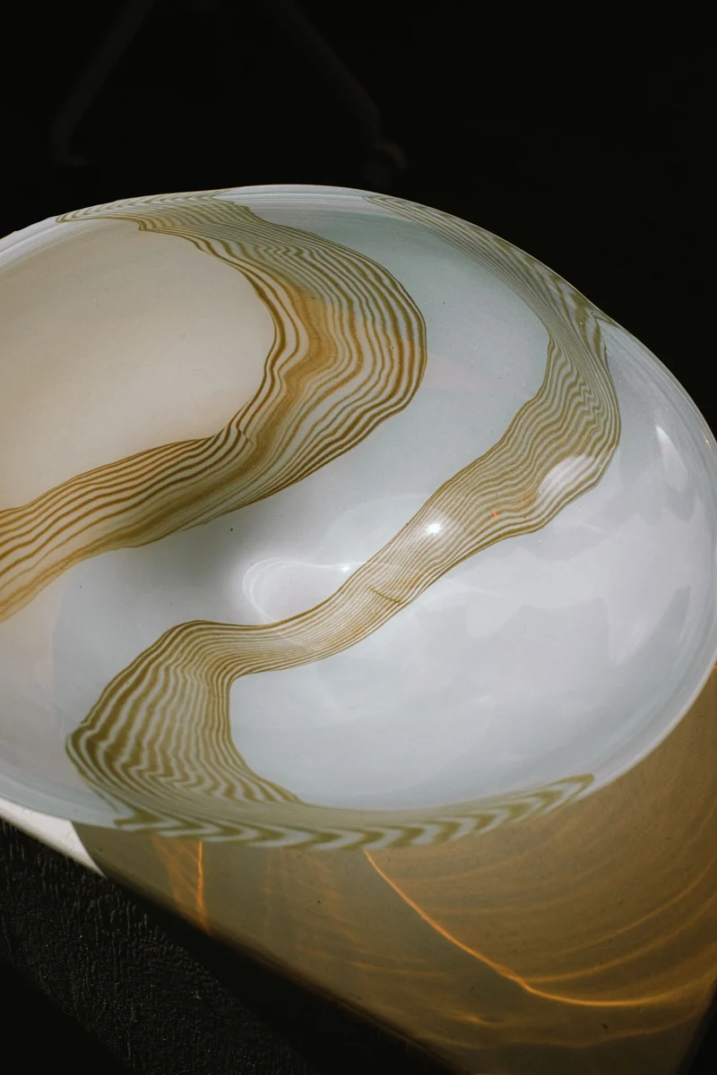 Large Blown Glass Bowl