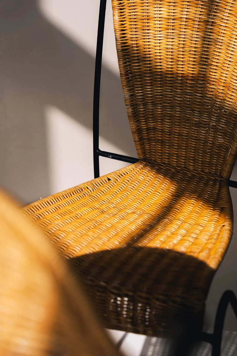 Frederic Weinberg Wicker Chairs, 1950s