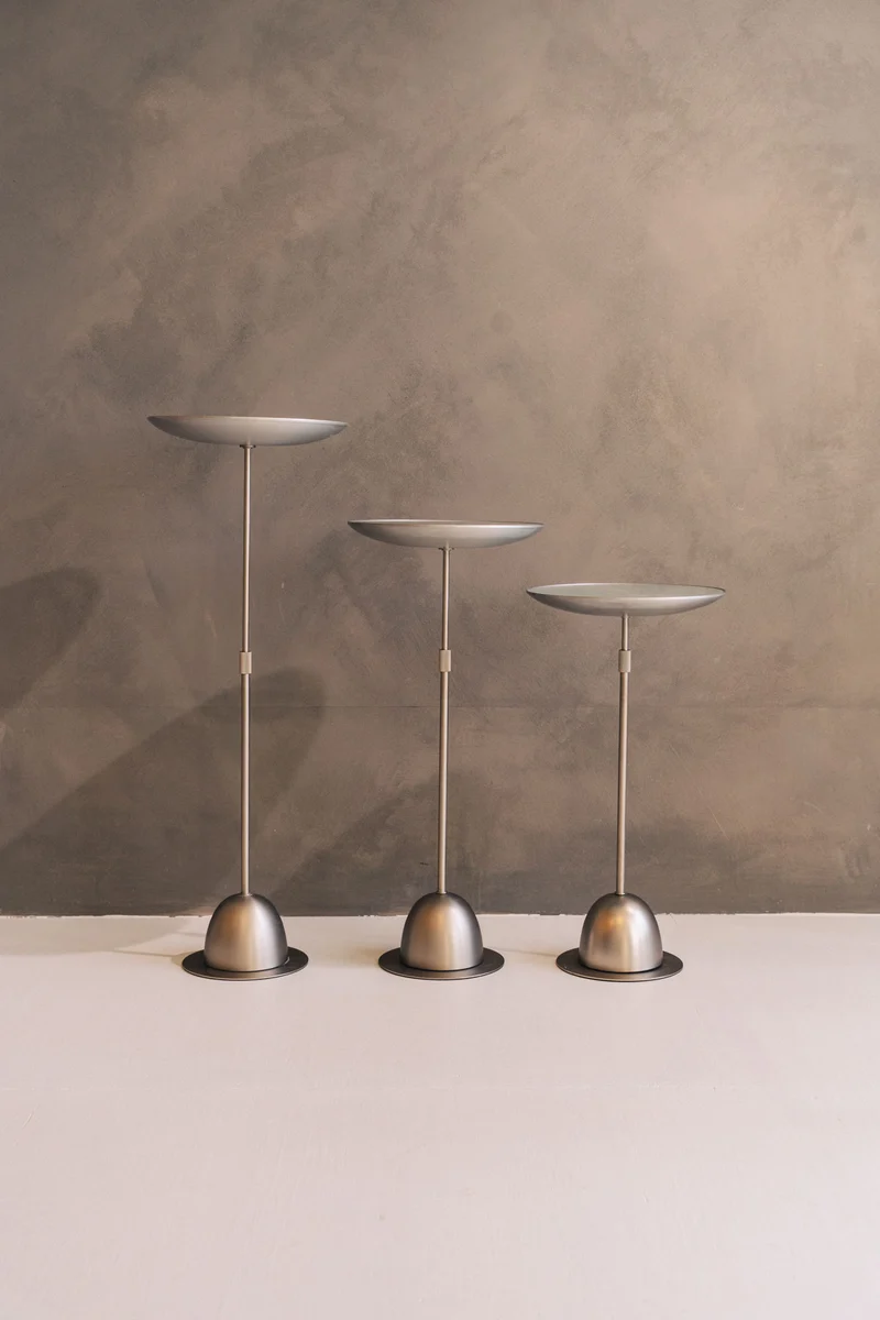 Postmodern Adjustable Side Tables by David Quan