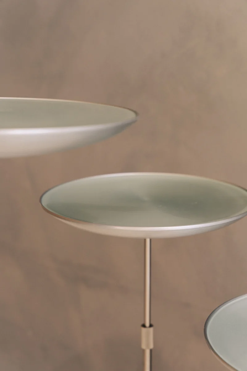 Postmodern Adjustable Side Tables by David Quan