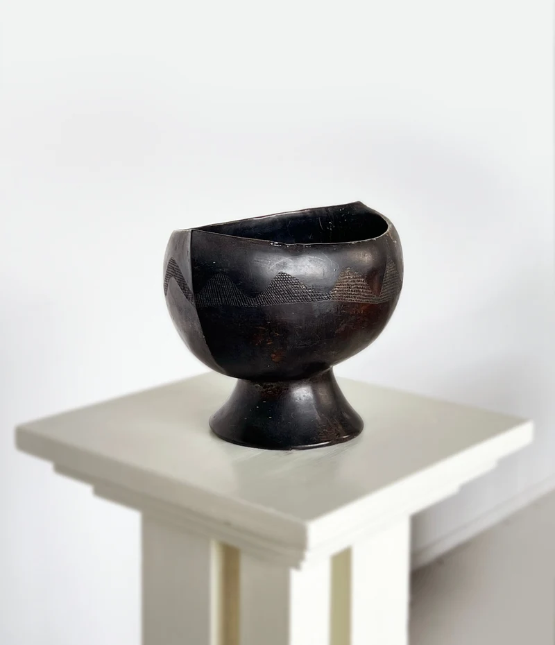 Ebony Carved Dish