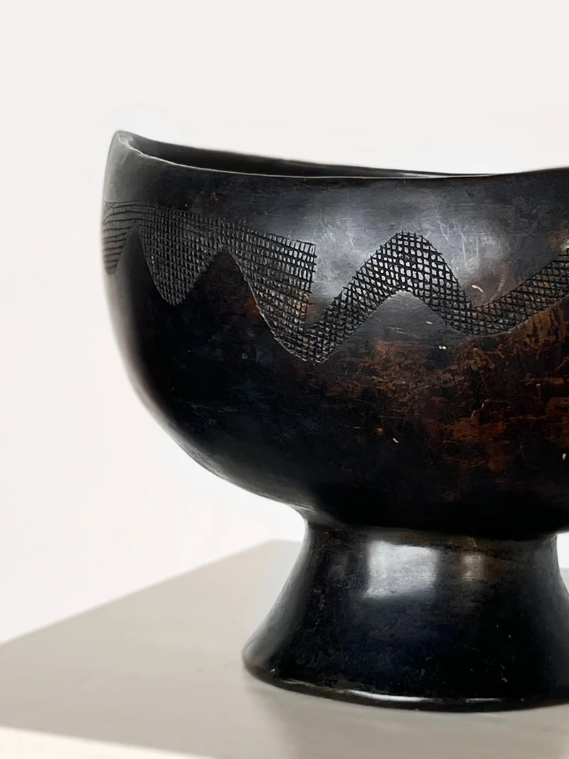 Ebony Carved Dish