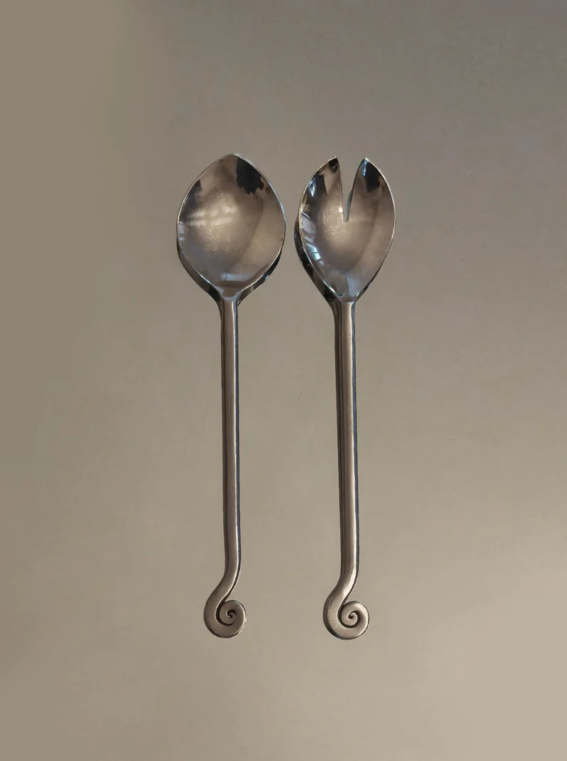 Spiral Salad Servers