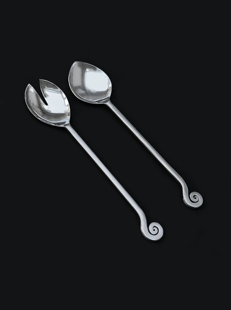 Spiral Salad Servers