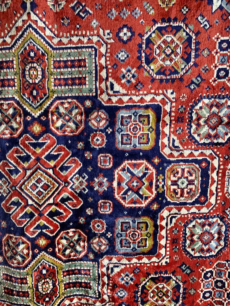 Vintage Silk Oriental Duvet Cover - Rug