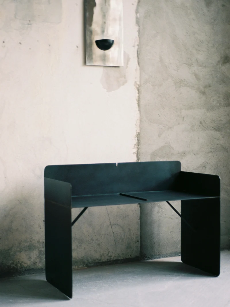 The Bench - Brutalist Bench in Steel