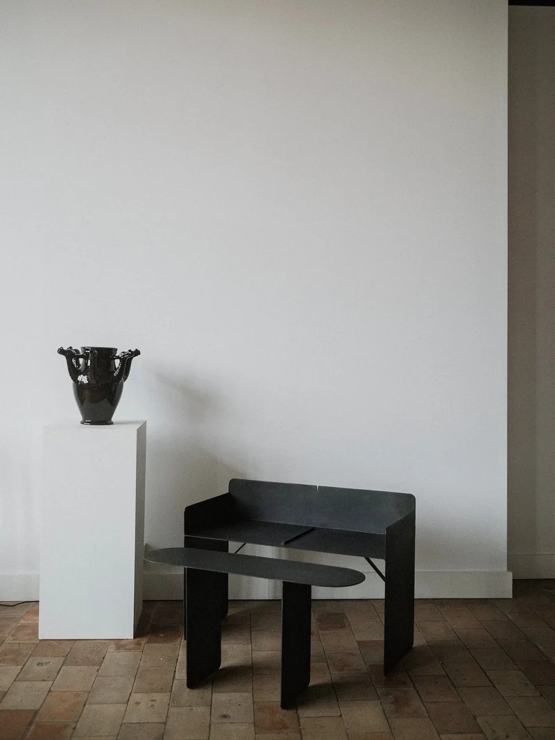 The Bench - Brutalist Bench in Steel