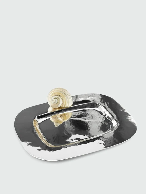 Butter Dish 925 Silver Plate