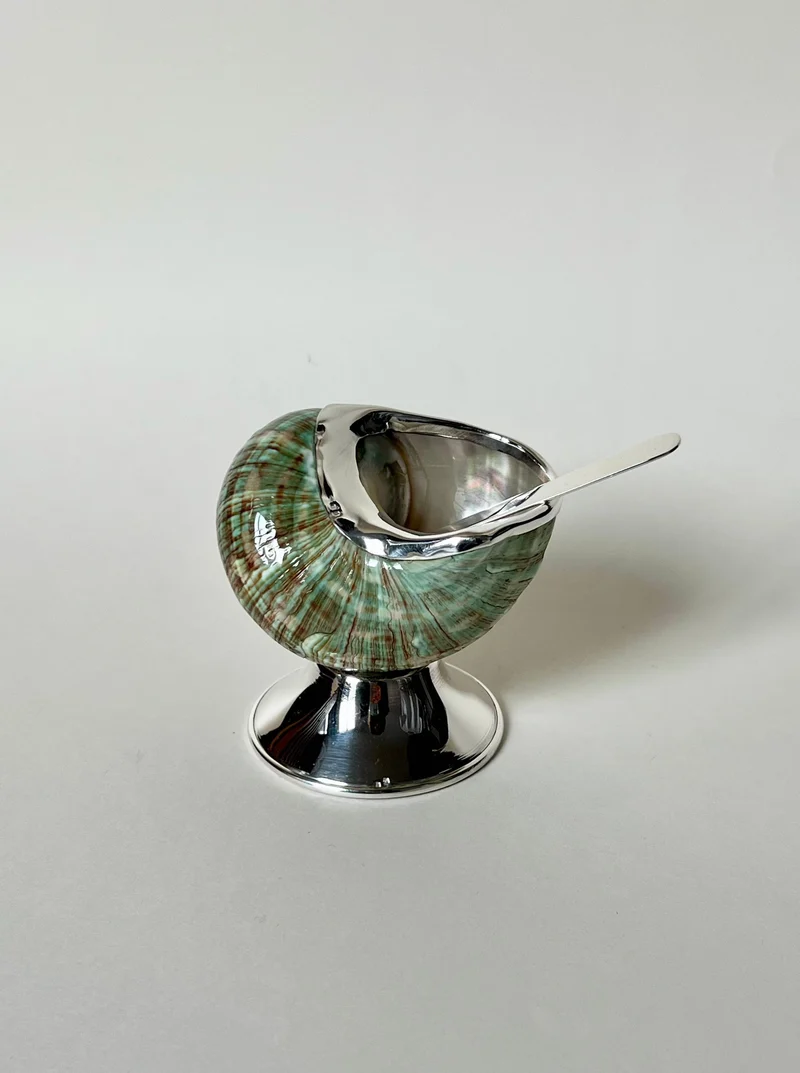 Jade Shell Sugar Bowl