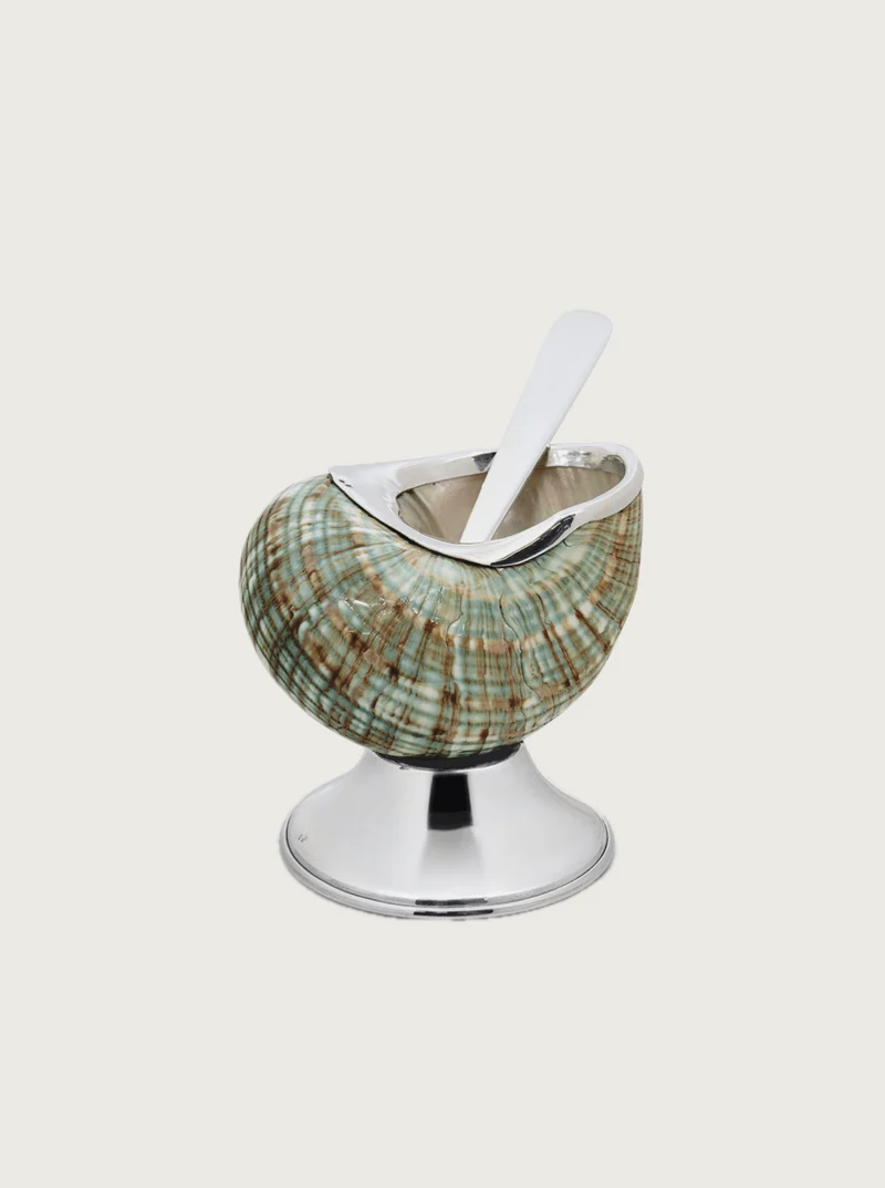 Jade Shell Sugar Bowl