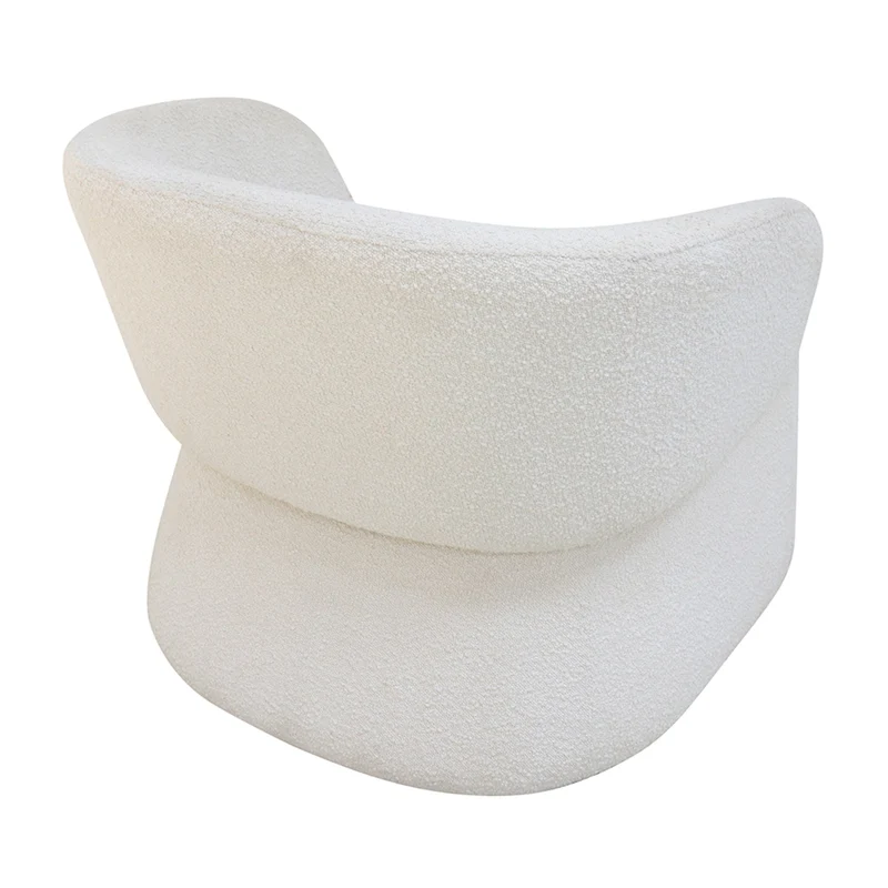 Barriel - Fauteuil - Wit Bouclé