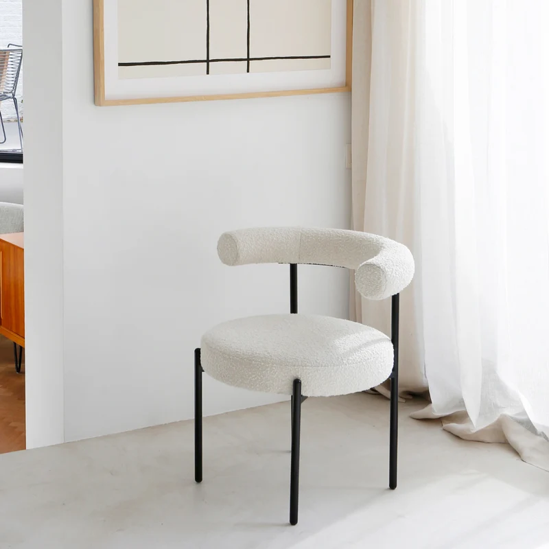 Chaise de salle à manger Brest - Bouclé