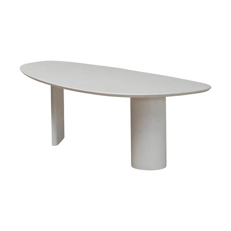 Rouen - Table à manger ovale - Microskin - 220 cm