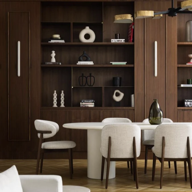 Astrid - tissu eettafel aspect mortex - 240 cm - Microskin